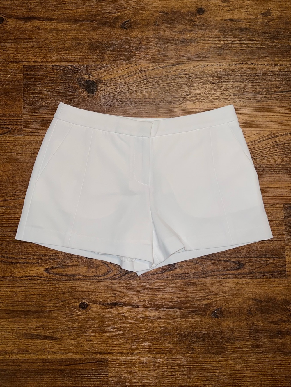Armani Exchange White Tailored Women's Shorts